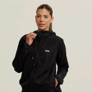 Jaqueta Corta Vento Preto Unissex- MDS