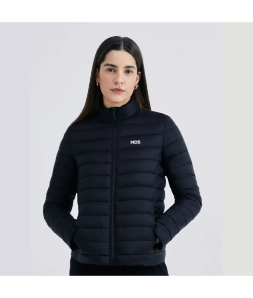 Jaqueta Puffer Feminino Preto - MDS Caixa