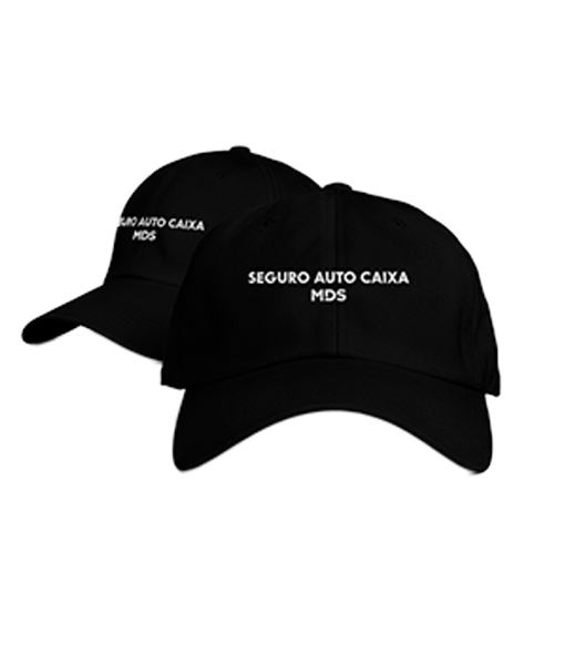 Boné traker preto - MDS Caixa
