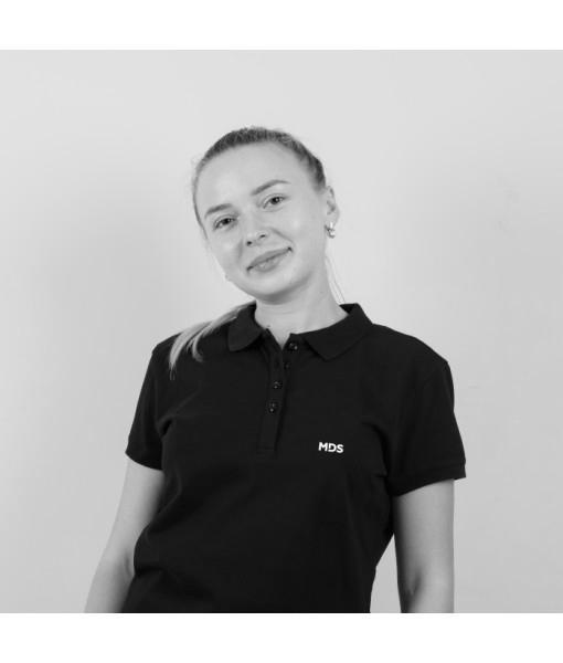 Camisa Polo Feminina Preta - MDS Caixa [ESGOTADO]